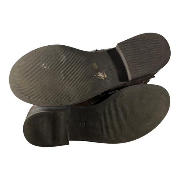 Torrid Women’s Brown Knee High Riding Boots Size 9.5 M Wide Calf Buckles - Picture 9 of 9